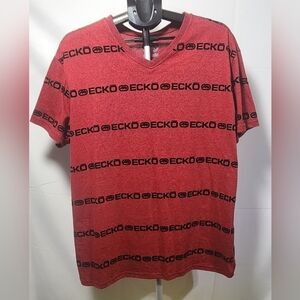Ecko Unlimited Red Short Sleeve Tee-Size XL
